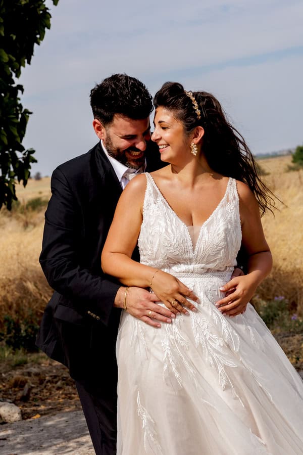 Romantic Summer Wedding White Peach Flowers