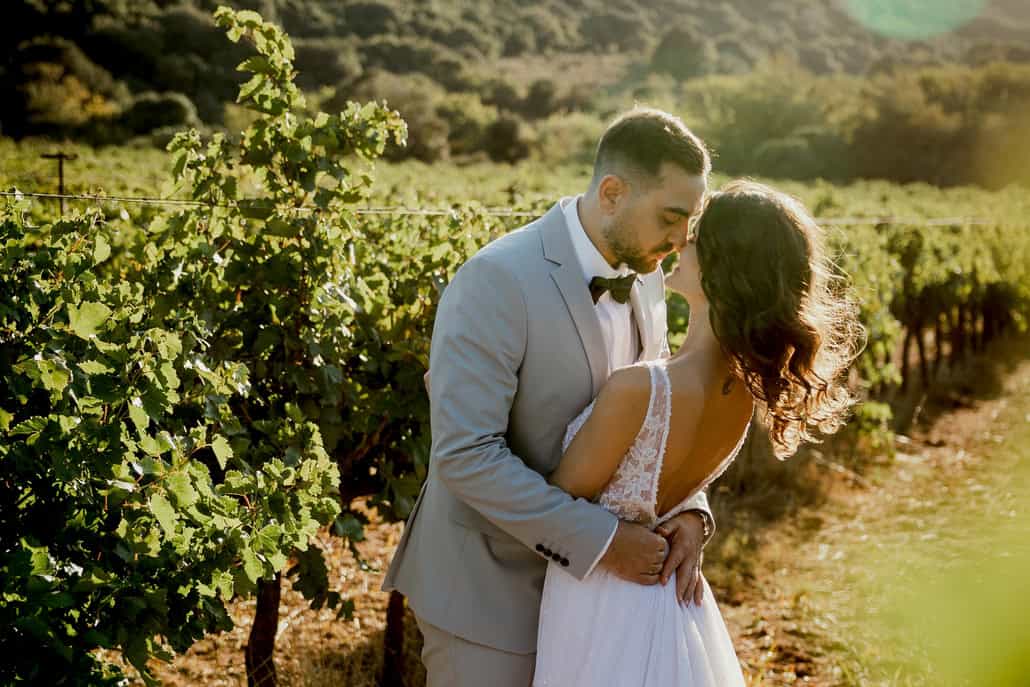 A romantic vineyard wedding in Evia filled with blooms and heartfelt moments | Niki & Dimitris