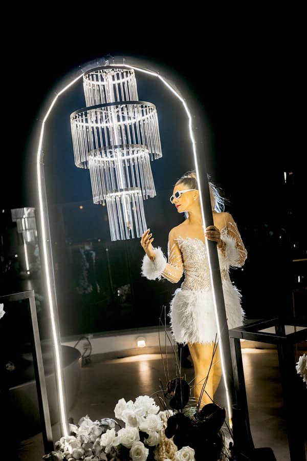 Stunning Modern Edgy Wedding Santorini