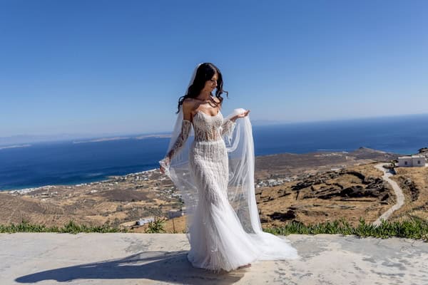 Summer Wedding Tinos Rustic Chic