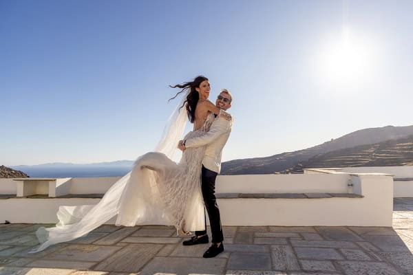 Summer Wedding Tinos Rustic Chic