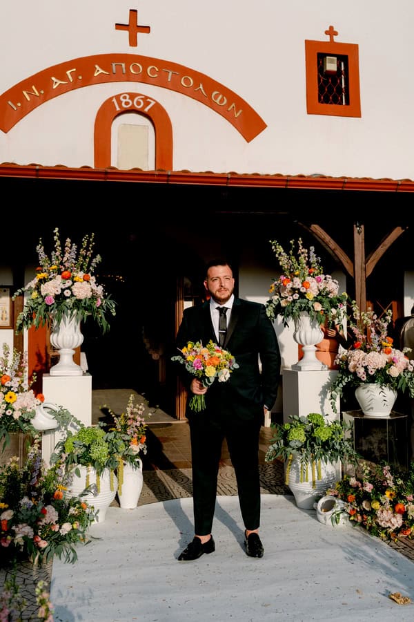 Summer Wedding Vibrant Flowers Romantic Details
