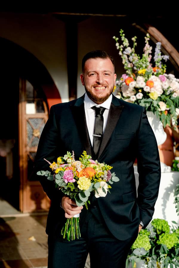 Summer Wedding Vibrant Flowers Romantic Details