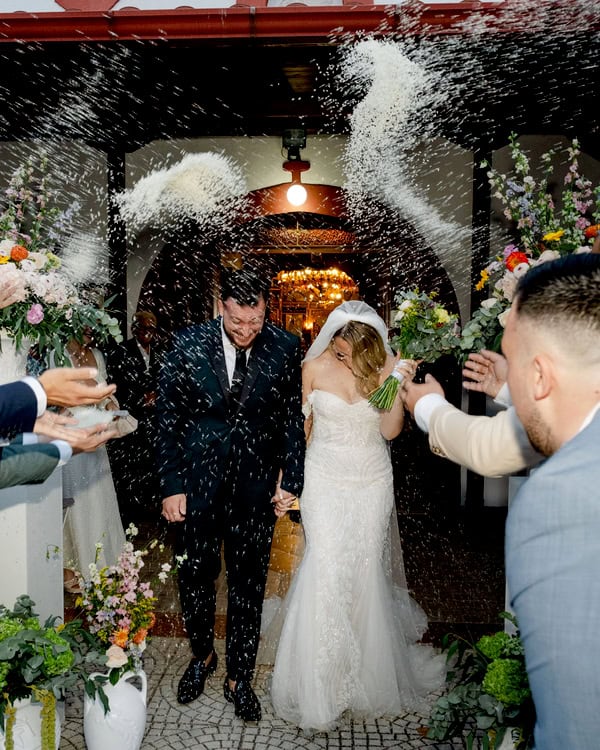 Summer Wedding Vibrant Flowers Romantic Details