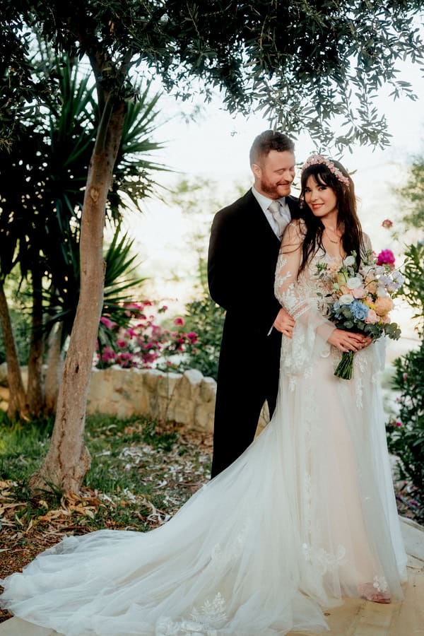 Whimsical Garden Wedding Cyprus Pastel Florals