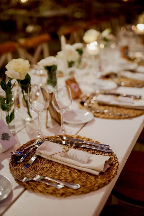 Chic Civil Wedding Galazia Akti White Flowers
