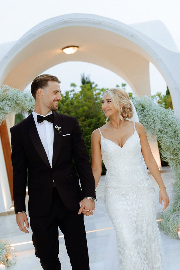 Chic White Summer Wedding Athens