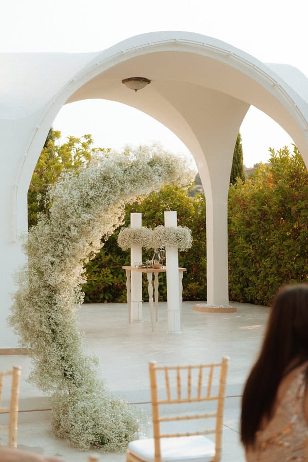 Chic White Summer Wedding Athens