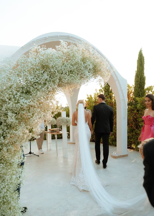 Chic White Summer Wedding Athens