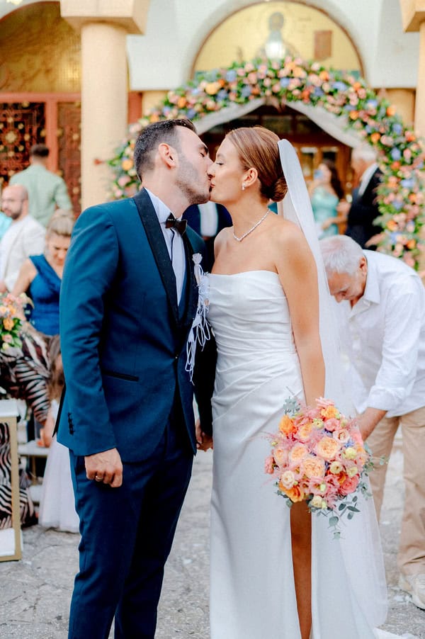 Colorful Summer Wedding Romantic Blooms