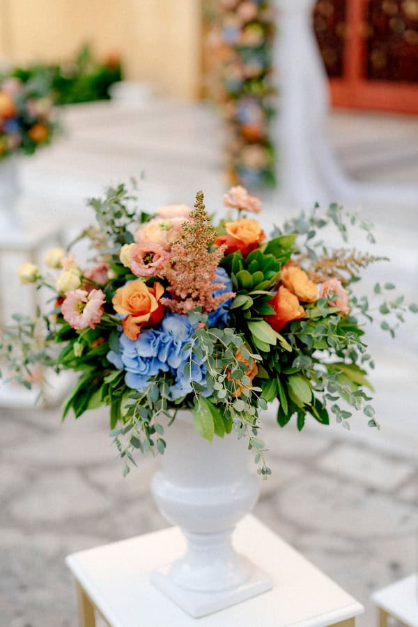 Colorful Summer Wedding Romantic Blooms