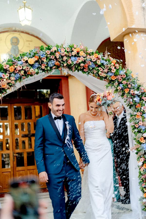 Colorful Summer Wedding Romantic Blooms