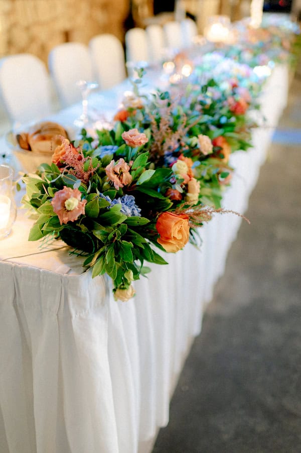Colorful Summer Wedding Romantic Blooms