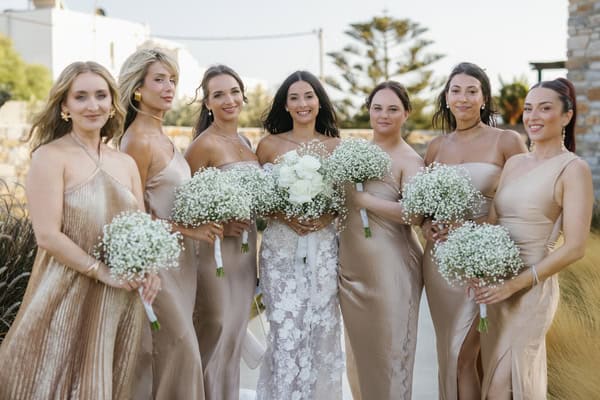 Dreamy Destination Wedding Naxos White Florals