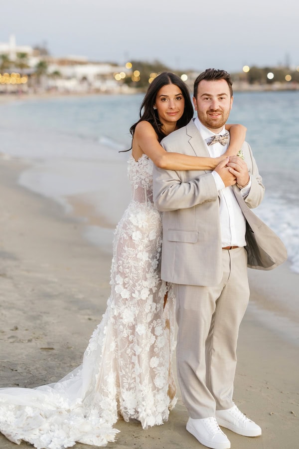 Dreamy Destination Wedding Naxos White Florals