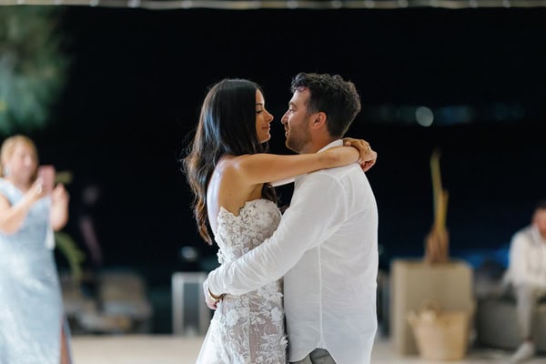 Dreamy Destination Wedding Naxos White Florals