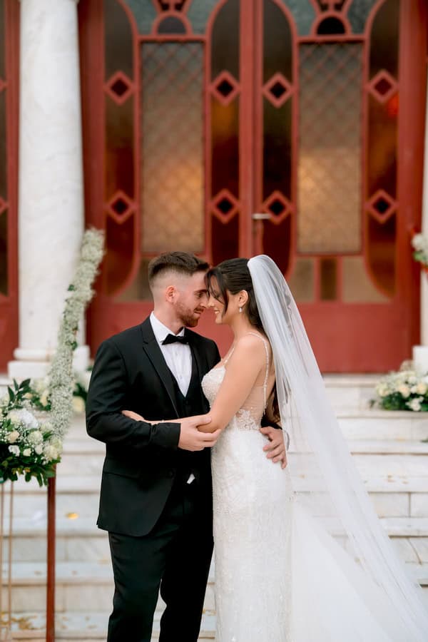 Dreamy Summer Wedding Volos White Details