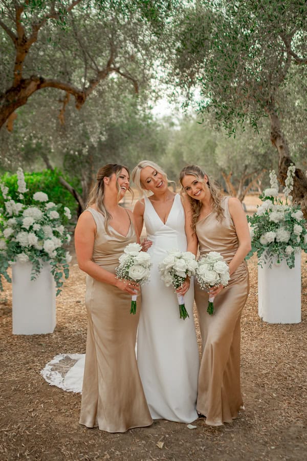 Intimate Olive Grove Wedding Floral Details