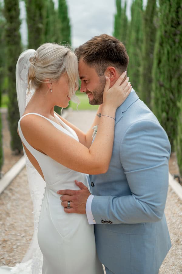 Intimate Olive Grove Wedding Floral Details