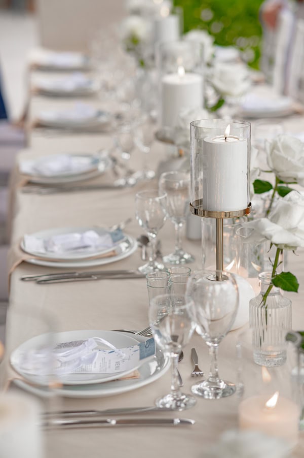 Intimate Olive Grove Wedding Floral Details
