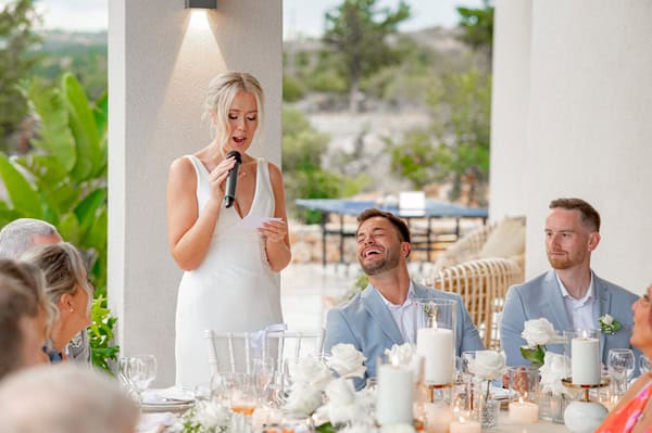 Intimate Olive Grove Wedding Floral Details