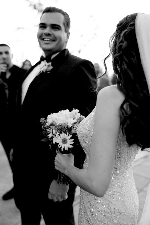 Romantic Autumn Wedding White Blooms