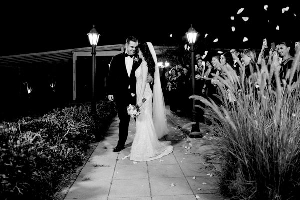 Romantic Autumn Wedding White Blooms