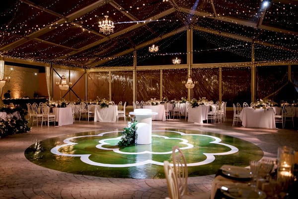 Romantic Autumn Wedding White Blooms