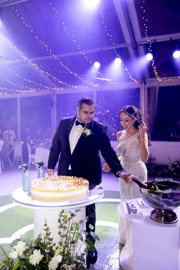 Romantic Autumn Wedding White Blooms