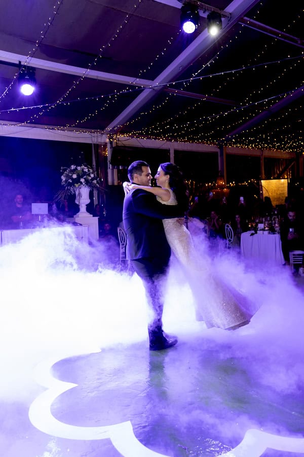 Romantic Autumn Wedding White Blooms