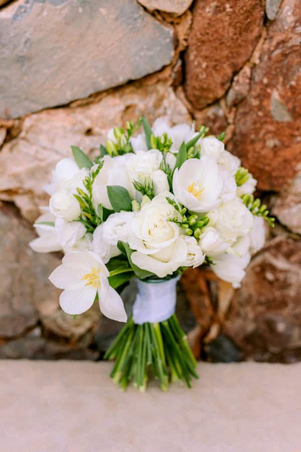 Romantic Autumn Wedding White Florals Laas Estate