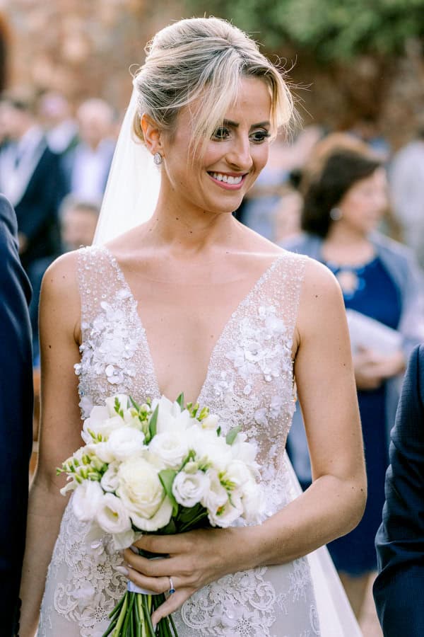 Romantic Autumn Wedding White Florals Laas Estate
