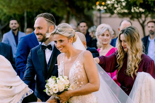 Romantic Autumn Wedding White Florals Laas Estate