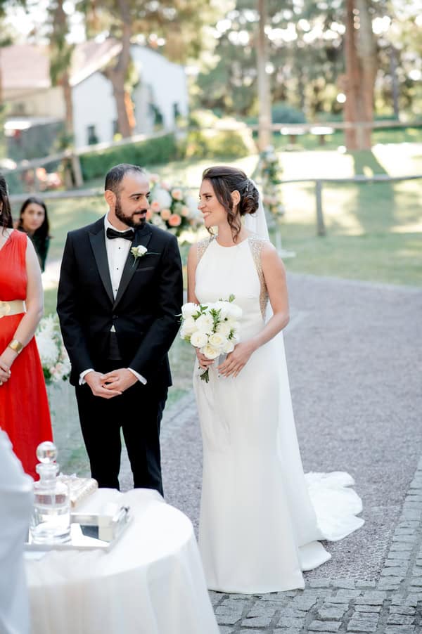 Romantic Fall Wedding Thessaloniki Breathtaking Florals Timeless Details