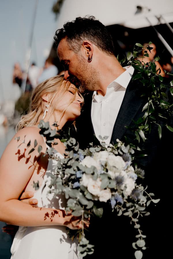 Romantic Sailboat Wedding Sunset Lisbon