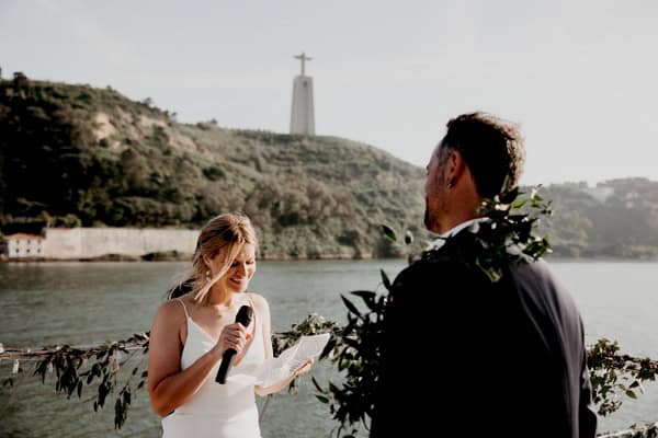 Romantic Sailboat Wedding Sunset Lisbon