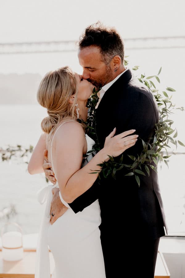 Romantic Sailboat Wedding Sunset Lisbon