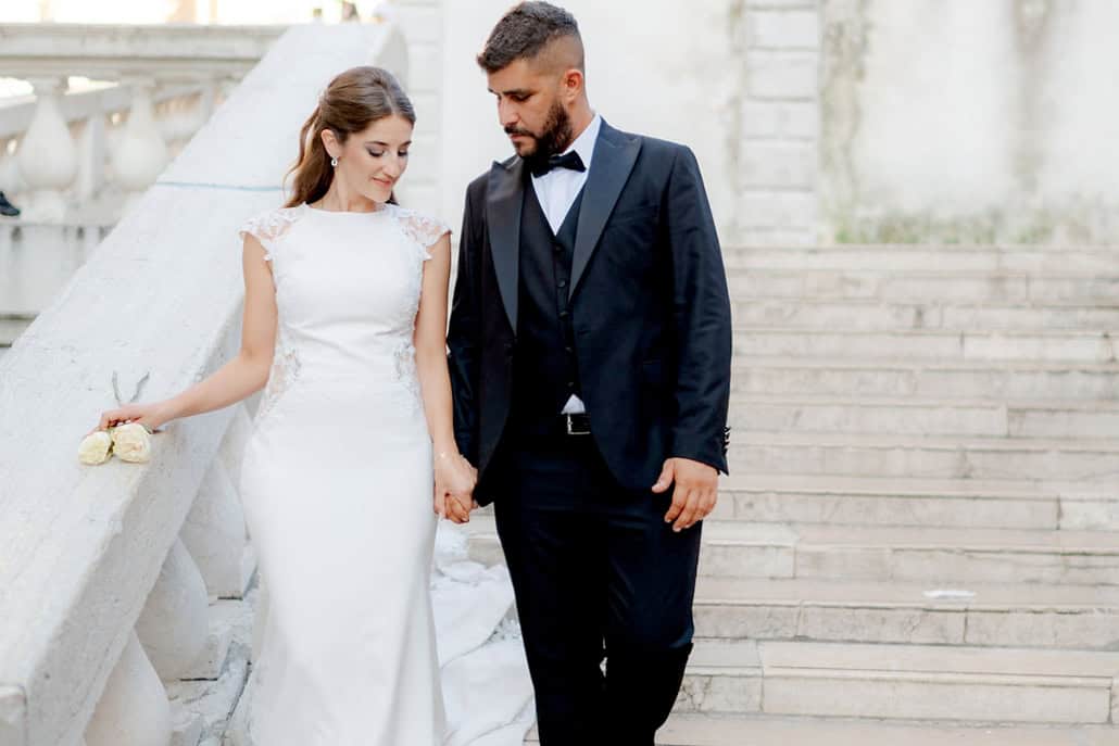 A romantic spring wedding and a dreamy Venice next day session | Marina & Anastasios