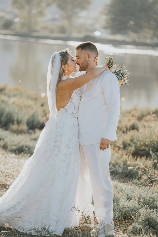 Rustic Fall Wedding Lefkada Sunflowers