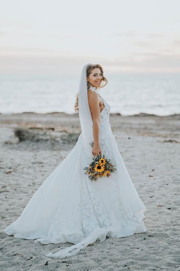 Rustic Fall Wedding Lefkada Sunflowers