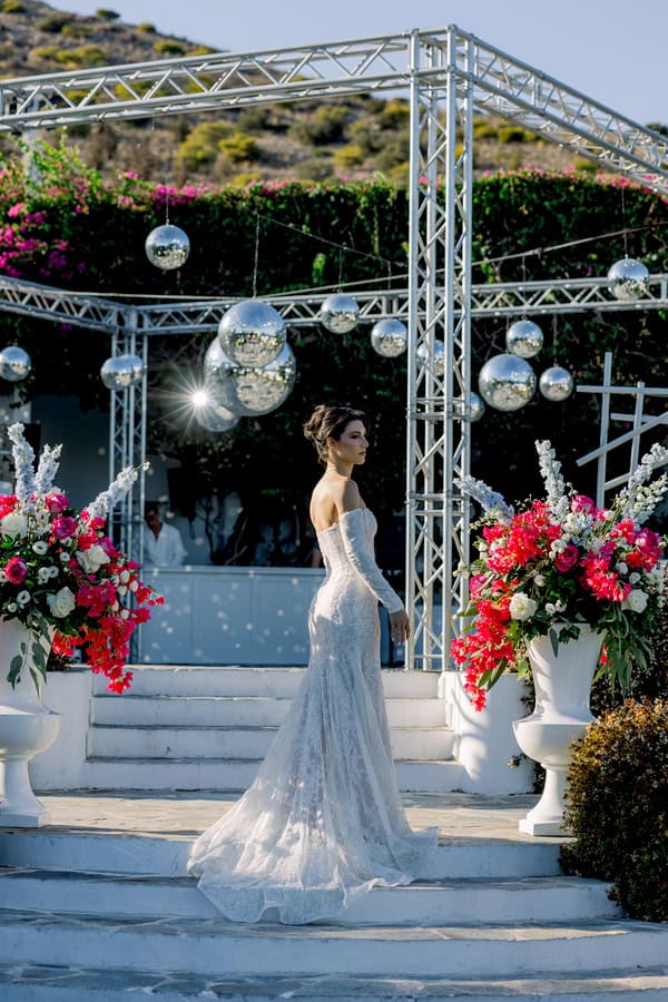 Beautiful Athens Wedding Inspired By Bougainvillea