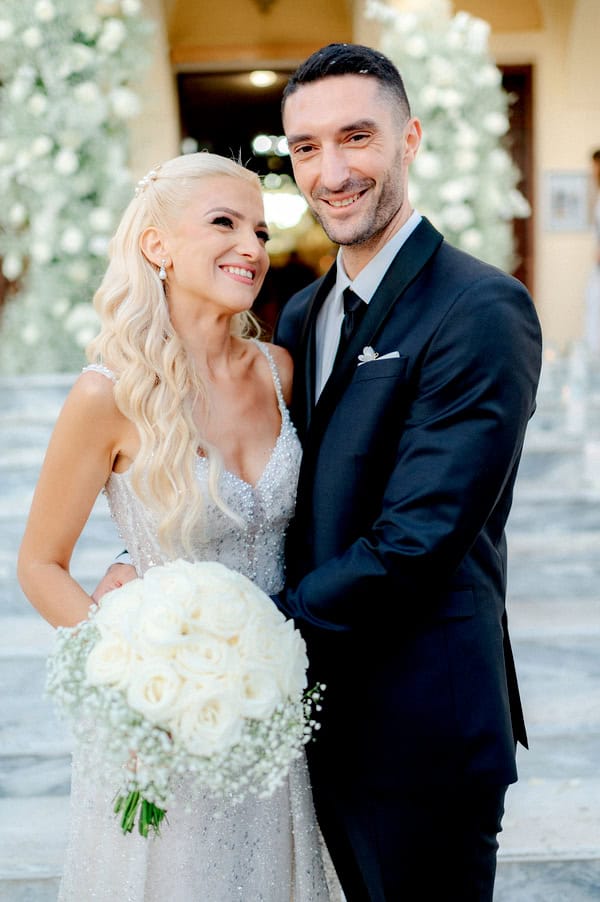 Elegant Summer Wedding White Blooms Timeless Style