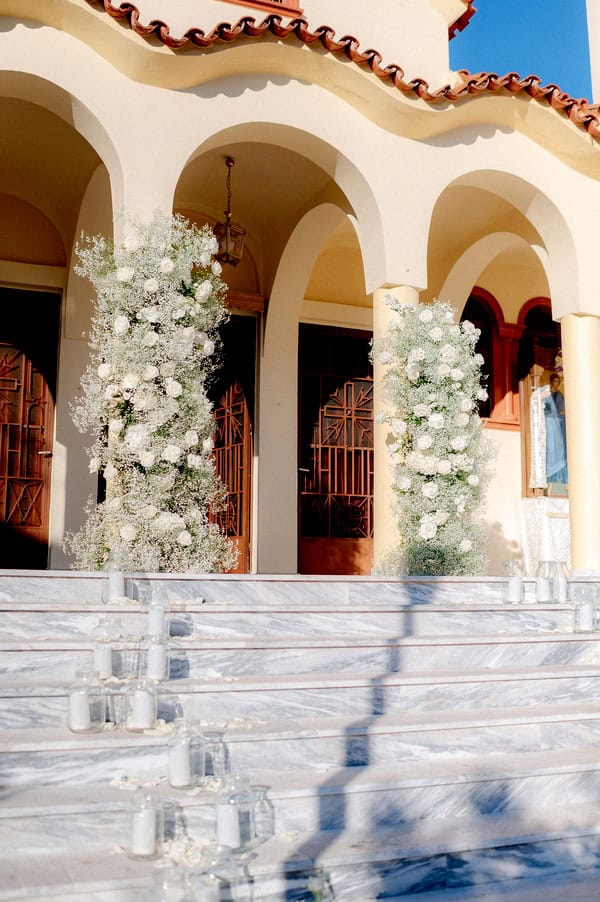 Elegant Summer Wedding White Blooms Timeless Style