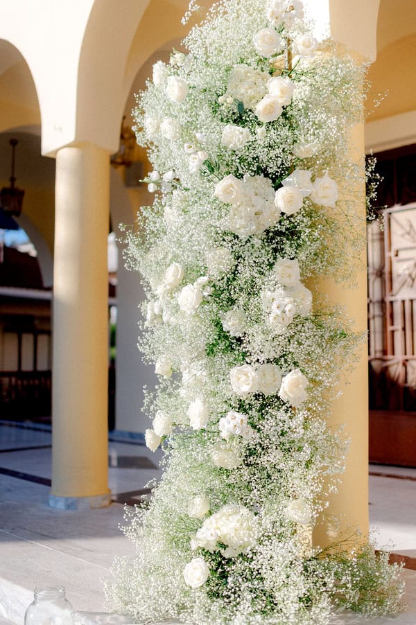 Elegant Summer Wedding White Blooms Timeless Style