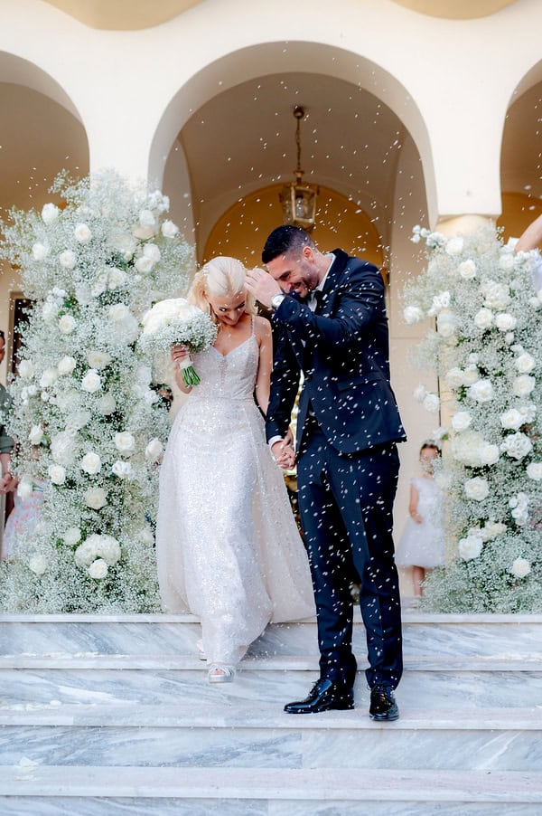 Elegant Summer Wedding White Blooms Timeless Style