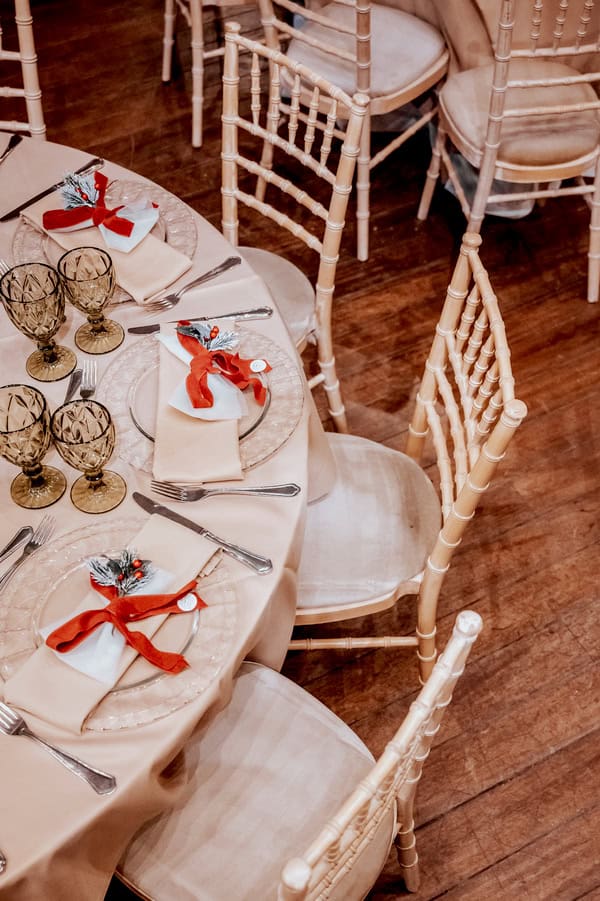 Festive Chic Wedding Red Roses