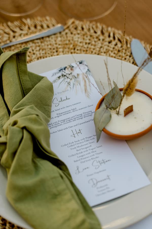 Mediterranean Destination Wedding Rustic Details Lythos