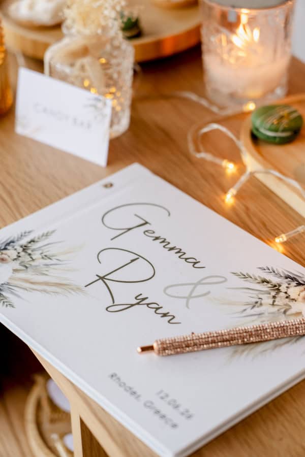 Mediterranean Destination Wedding Rustic Details Lythos