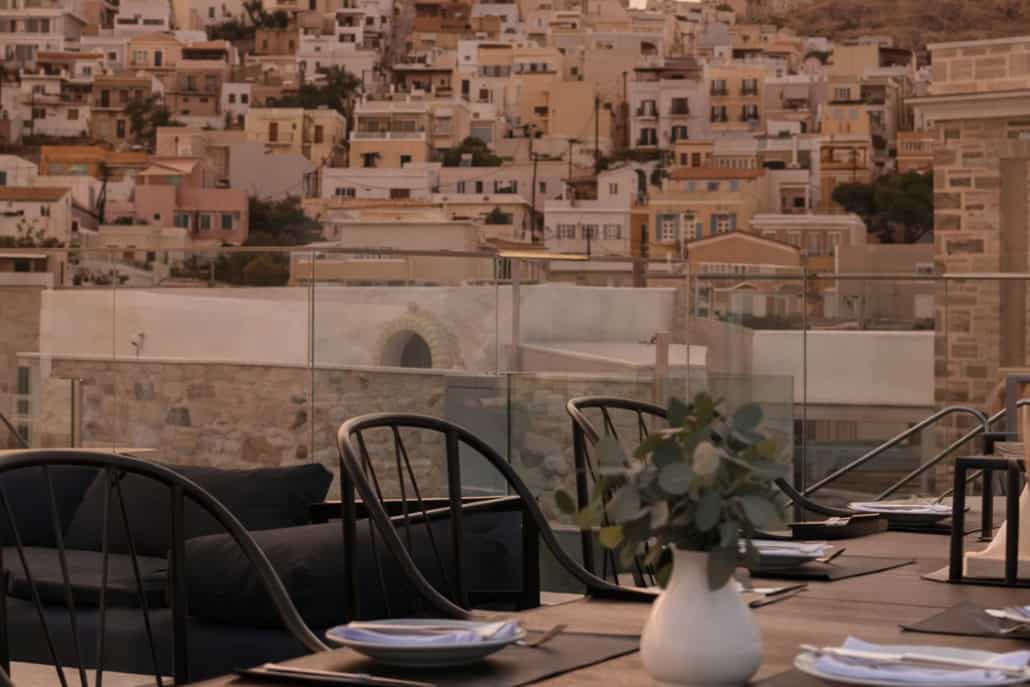 Plan your stylish island wedding at Argini Hotel in Syros