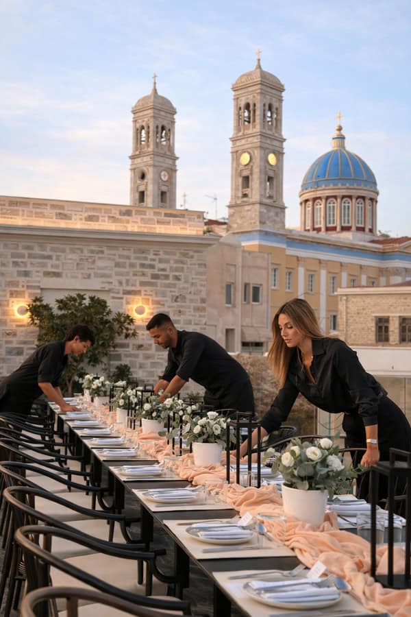 Plan Your Stylish Wedding Argini Hotel Syros